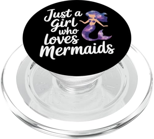 Meerjungfrau Nur ein Mädchen, das Meerjungfrauen liebt PopSockets PopGrip für MagSafe von Mermaid Fable Mermaid Fairy Tale