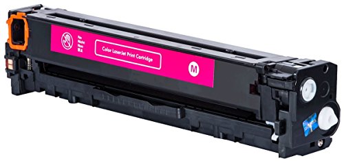 1x Toner Kompatibel zu HP Color LaserJet (125A) CB543A - Rot/Magenta für HP Color LaserJet CP1217, CP1510, CP1513, CP1514 N, CP1515 N, CP1516 N, CP1517 N, CP1518 NI, CP1519 N von Merotoner