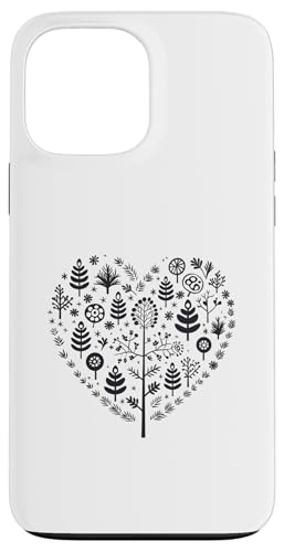 Hülle für iPhone 13 Pro Max Skandinavischer nordischer Winter Boho Weihnachtsbaum Damen von Merry Christmas Gifts For The Whole Family