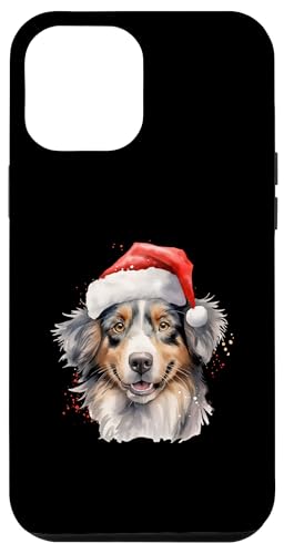 Hülle für iPhone 15 Pro Max Australian Shepherd Weihnachtshund von Merry Christmas Gifts For The Whole Family