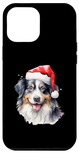 Hülle für iPhone 15 Pro Max Australian Shepherd Weihnachtshund von Merry Christmas Gifts For The Whole Family