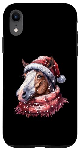 Reitpferd Portrait Weihnachten Reiten Hülle für iPhone XR von Merry Christmas Gifts For The Whole Family