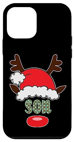 Hülle für iPhone 12 mini Nikolausmütze Rentier Sohn Joyful Delight Merry Christmas von Merry Christmas Holiday Apparel