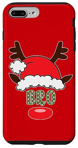 Hülle für iPhone 7 Plus/8 Plus Nikolausmütze Rentier Bro Joyful Delight Merry Christmas von Merry Christmas Holiday Apparel