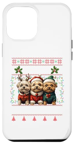 Hülle für iPhone 15 Plus Shih Tzu Christmas Tree Lights Decorations Dog Lover Xmas von Merry Christmas Lights Matching Family Xmas Pajama