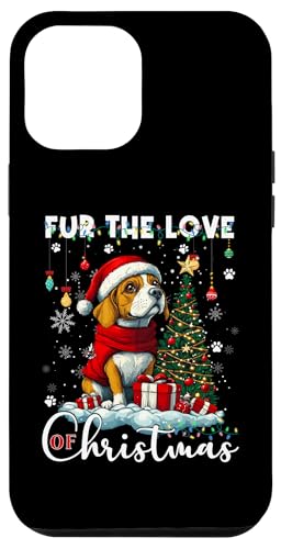 Hülle für iPhone 15 Pro Max Beagle Christmas Tree Lights Decorations Dog Lover Xmas von Merry Christmas Lights Men Women Kids Xmas Pajama