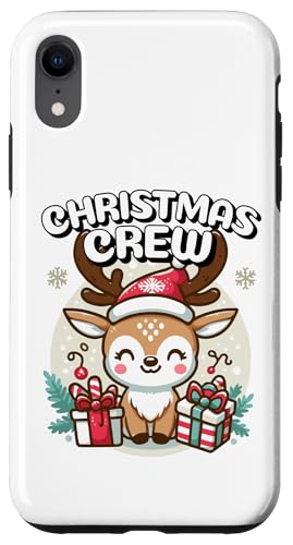 Hülle für iPhone XR Christmas Crew niedliches Frauen Männer Frohe Weihnachten von Merry Christmas and Cute Christmas