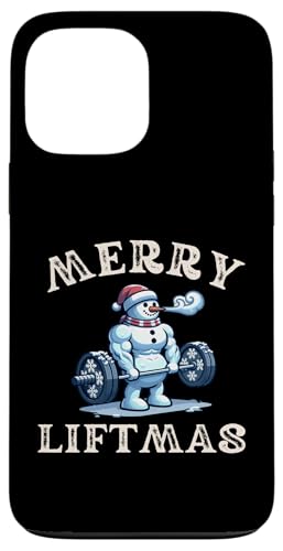 Hülle für iPhone 13 Pro Max Merry Liftmas Funny Workout Schneemann Gym Witz Weihnachten von Merry Liftmas Apparel Co.