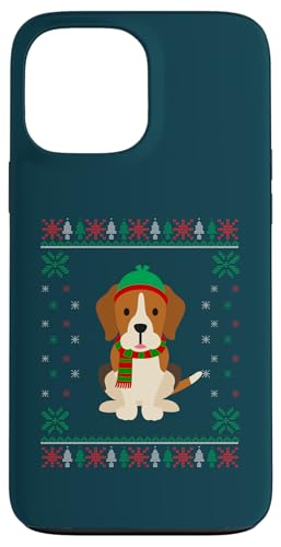 Hülle für iPhone 13 Pro Max Lustiger Beagle Hund Ugly-Style Weihnachten Hund von Merry Woofmas - Dog Owner Christmas Accessories