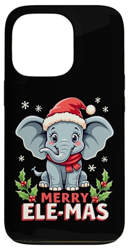 Hülle für iPhone 13 Pro Merry Ele Mas Lustiger Elefant Weihnachten 2024 von Merry Xmas Animals