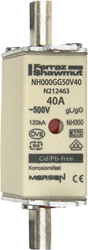 Mersen NH-Sicherungseinsatz SF NH000GG50V40 N212463 von Mersen