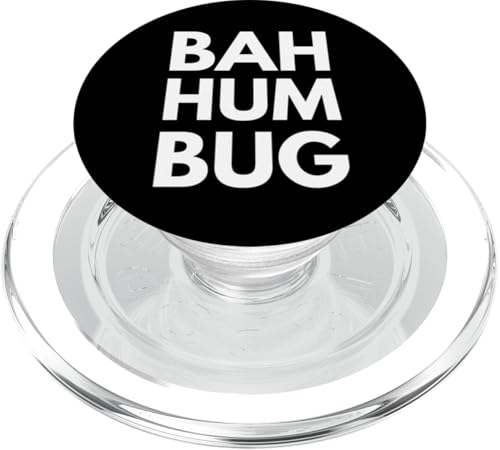 BAH HUM BUG Cranky Holiday Weihnachten Thanksgiving Grump PopSockets PopGrip für MagSafe von Mestiza Rebel Art