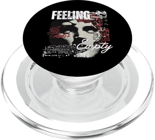 Feeling Empty Ladyface Introvert Graffiti Rose Pop Art PopSockets PopGrip für MagSafe von Mestiza Rebel Art