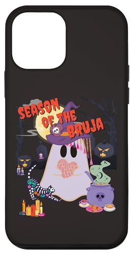 Hülle für iPhone 12 mini Staffel von The Bruja Ghost Witch und Heart Concha Graveyard von Mestiza Rebel Art