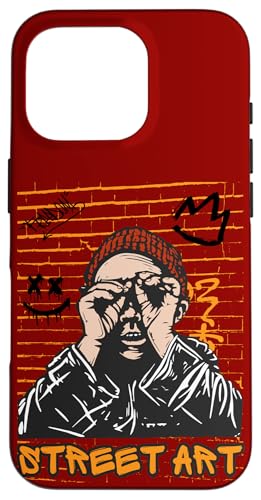 Hülle für iPhone 16 Pro Street Art Resist The Empire Pop Art Graffiti Wandkunst von Mestiza Rebel Art