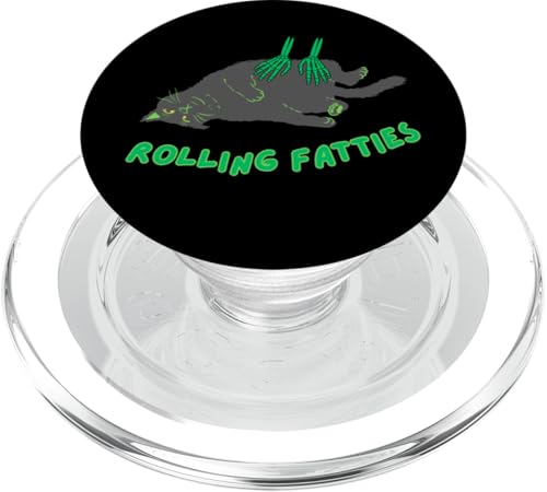 Rolling Fatties Skelett Hände Rolling A Cat Funny PopSockets PopGrip für MagSafe von Mestiza Rebel Art