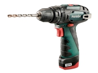 Metabo PowerMaxx SB Basic - Hammerbohrer/Schrauber - kabellos - 2-Gang - schlüssellose Bohrpatrone 10 mm - 34 N-m - 2 Batterien - 12 V von Metabo