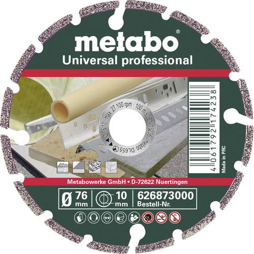 Metabo UP Professional 626873000 Diamanttrennscheibe 76mm 1St. von Metabo