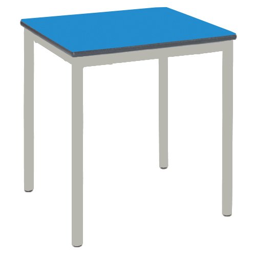 metalliform RT32-66-b-64-lg-blue Voll verschweiÃŸt Tisch, Buro Streifen Rand, Blau von Metalliform