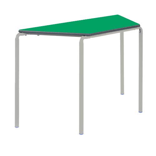 metalliform cbsq-12le-b-59-lg-green Crushed gebogen Tisch mit Buro Strip Edge, grün von Metalliform