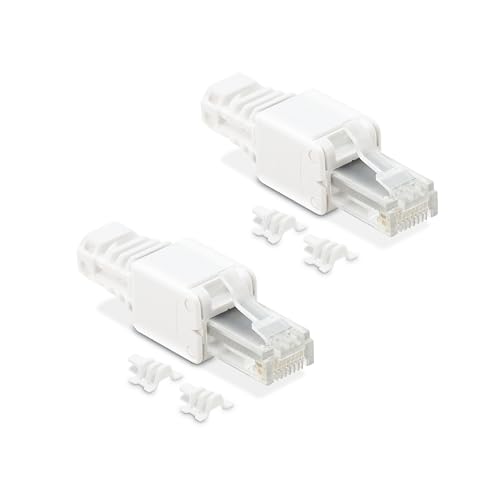 Metronic 395202-2 Stück RJ45 Netzwerkstecker für CAT5e CAT6a CAT7 UTP LAN Kabel Router Tragbar werkzeugfreie Montage Kompatibel AWG 23 bis 26 Metronic 395202-2 Stück RJ45 Netzwerkstecker für CAT5e CAT6a CAT7 UTP LAN Kabel Router Tragbar werkzeugfreie Montage Kompatibel AWG 23 bis 26 von Metronic