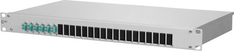 Metz OpDAT fix 6xLC-D OM3 1502557706-E Keramik aqua bestückt 19z 1HE Spleißbox von Metz Connect GmbH