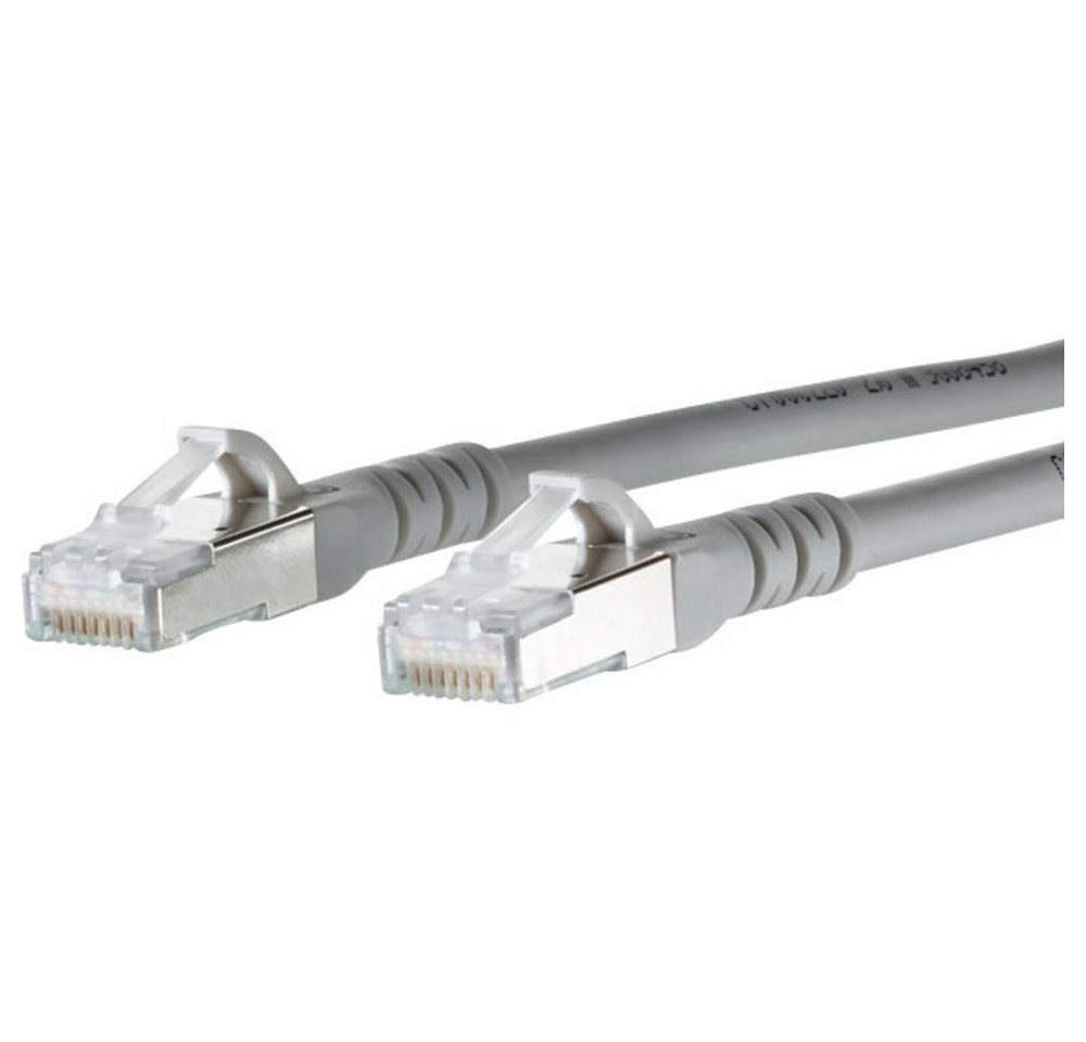 Metz Connect Patchkabel Cat.6A AWG 26 20.0 m LAN-Kabel, mit Rastnasenschutz von Metz Connect