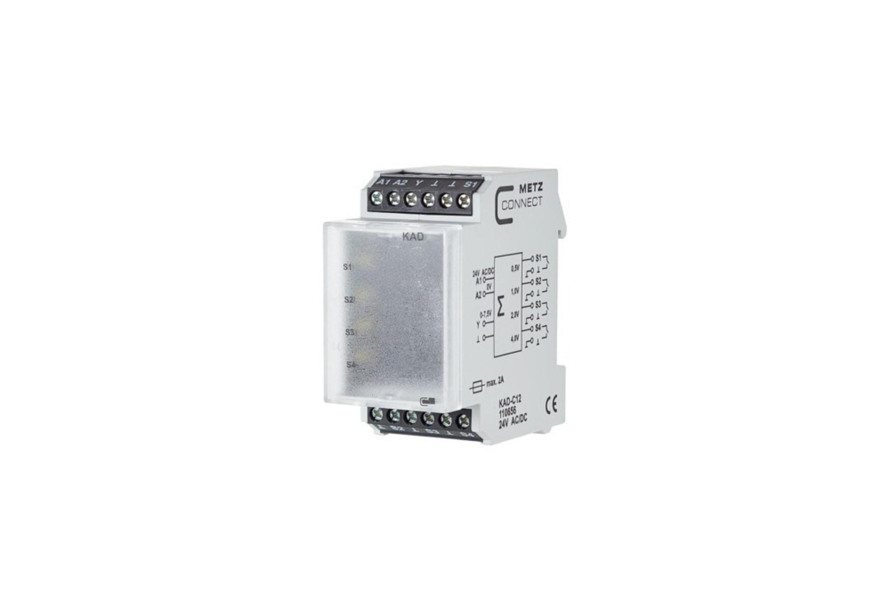 Metz Connect Schnittstellenmodul KAD-C12 24ACDC 7,5DC 110656 von Metz Connect