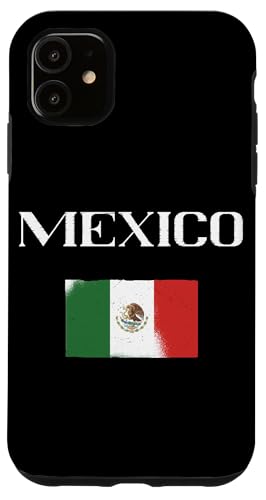 Hülle für iPhone 11 Mexiko Flagge Mexikanischer Stolz Heritage Roots Español von Mexican Flag Viva Mexico Roots Cinco De Mayo Mex