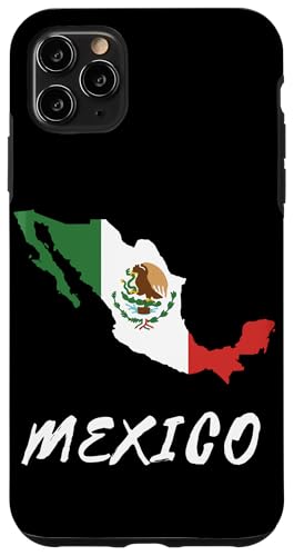 Hülle für iPhone 11 Pro Max Mexiko Karte Mexikanische Flagge Lateinischer Stolz Heritage Roots Español von Mexican Flag Viva Mexico Roots Cinco De Mayo Mex