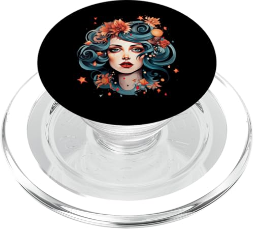 Chicano Chicana La Raza Barrio Tattoo Art Tod PopSockets PopGrip für MagSafe von Mexico Muralismo Chicano Power Fiesta Flowers