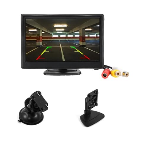 Rückfahrkameras Parkplatz 5 Zoll Auto Monitor TFT LCD 5 "HD Digital 16:9 800 * 480 Bildschirm 2 Weg Video Eingang Für Reverse Rückansicht Kamera DVD VCD Rückfahrkamera Kabellos von Mfibbmf