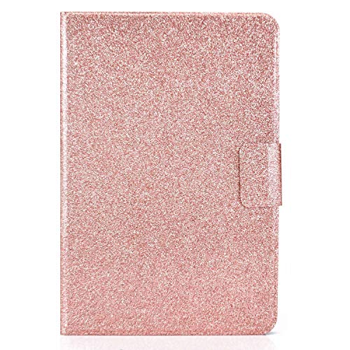 Miagon für Samsung Galaxy Tab A7 {10.4} T500 2020 Glitzer Hülle,Schutzhülle mit Magnetisch PU Leder Flip Stand Cover,Roségold von Miagon