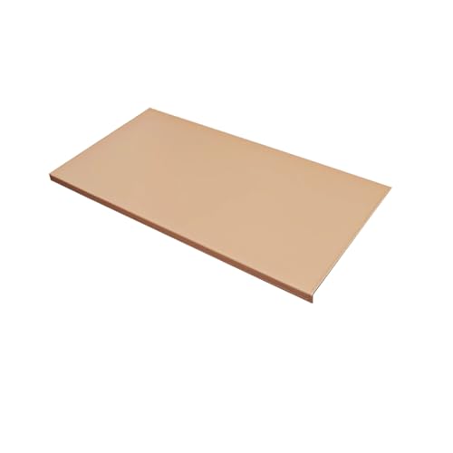 Multifunktionale Weich Schreibtischunterlage, PU-Leder glattes Schreibmatte für Büro/Laptop, Wasserdicht L-förmigem Mauspad (Khaki,90x48cm) von Miaogoo