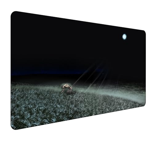 Berserk Anime Mauspad,Gaming Mauspad,Groß Mousepad XXL 900 x 400 mm,rutschfeste Gummiunterseite genähte Kanten,für PC, Laptop,Großer Erweiterter Schreibtisch Schutz Für Home Office. von Miaosheng