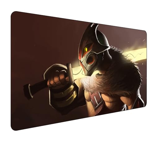 Dota 2 Gaming Mauspad,Anime Mauspad,Groß Mousepad XXL 900 x 400 mm,rutschfeste Gummiunterseite genähte Kanten,für PC, Laptop,Großer Erweiterter Schreibtisch Schutz Für Home Office. von Miaosheng