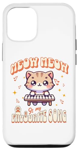 Hülle für iPhone 13 Pro Niedlicher Katzen Musiker Piano Mieze Keyboard Katze von Miau, Miau, Kätzchen Musik