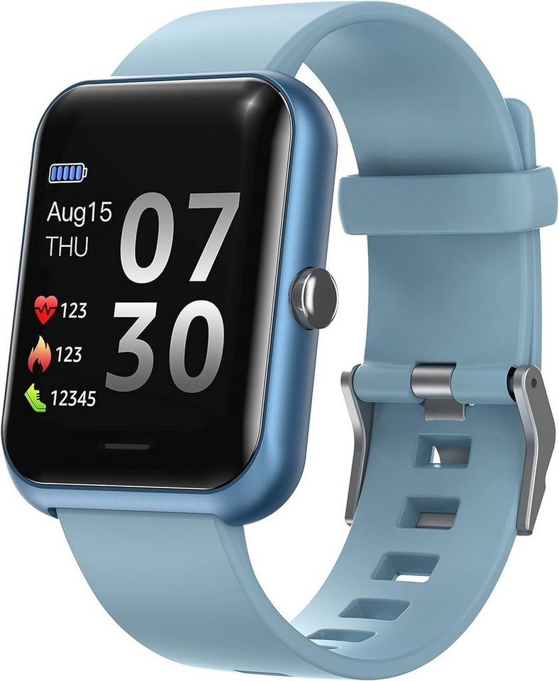 MicLee Smartwatch (1,3 Zoll, android iOS), Damen herren pulsuhren wasserdicht uhr sportuhr unterschiedliche von MicLee