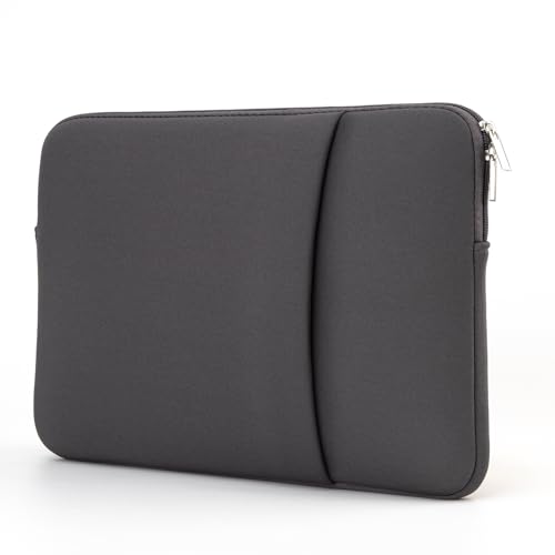 MicaYoung 15 Zoll Laptop Hülle Tasche Schutzhülle Kompatibel mit 15 Zoll MacBook Air M2 A2941 Pro A1707 A1990 Samsung Notebook Surface Laptop Dell XPS 15, Grau von MicaYoung