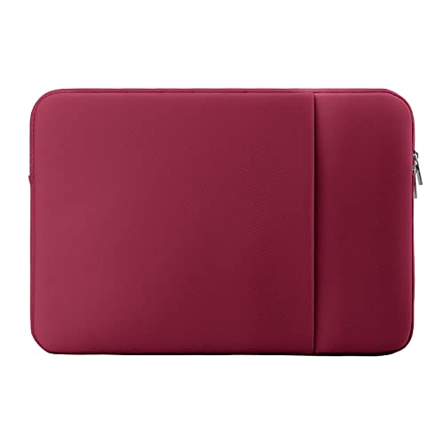 MicaYoung 16 Zoll Laptop Hülle Tasche Schutzhülle Kompatibel mit MacBook Pro 16" 2021 A2485/2019 A2141/Pro 15 A1398/Aspire 5/15.6" Asus HP Lenovo Samsung Chromebook, Rot von MicaYoung