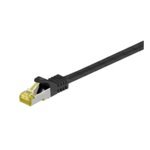 MicroConnect 1 m CAT7 S/FTP – Netzwerk-Kabel (RJ-45, RJ-45, männlich/männlich, CAT7, S/FTP (STP), schwarz) von MicroConnect