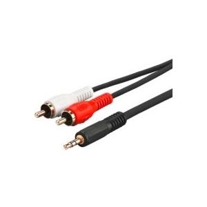 MicroConnect - Audiokabel - RCA (M) bis Stereo Mini-Klinkenstecker (M) - 15 m von MicroConnect