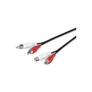 MicroConnect - Audiokabel - RCA m�nnlich zu RCA weiblich - 3 m von MicroConnect