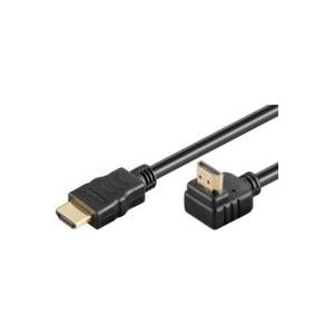 MicroConnect - HDMI-Kabel mit Ethernet - HDMI m�nnlich zu HDMI m�nnlich gewinkelt - 2 m von MicroConnect