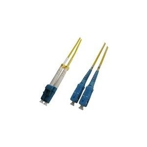 MicroConnect - Netzwerkkabel - LC/UPC Einzelmodus (M) zu SC/UPC Einzelmodus (M) - 3 m - Glasfaser - 9/125 Mikrometer - OS2 - Gelb von MicroConnect