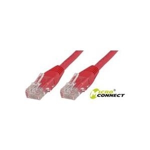 MicroConnect - Netzwerkkabel - RJ-45 (M) zu RJ-45 (M) - 1 m - UTP - CAT 6 - halogenfrei - Rot von MicroConnect