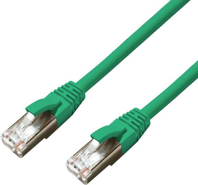 MicroConnect - Patch-Kabel - RJ-45 (M) zu RJ-45 (M) - 3 m - 6 mm - S/FTP - CAT 6a - halogenfrei, Innen, geformt, rund, ohne Haken - gr�n von MicroConnect