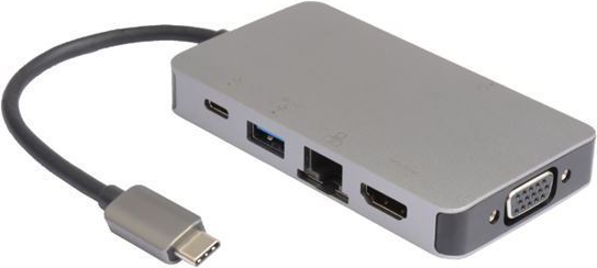 MicroConnect USB-C Mini Dock (USB3.1CCOM14) von MicroConnect