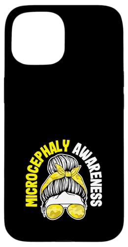 Hülle für iPhone 15 Gelbe Bandana-Brille zur Sensibilisierung für Mikrozephalie von Microcephaly Awareness Gifts Support Apparel