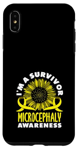 Hülle für iPhone XS Max I'm A Survivor Microcephaly Awareness Sonnenblume Gelb von Microcephaly Awareness Gifts Support Apparel